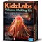 4M: KidzLabs - Volcano Making Kit - DIY Science Simulated Eruption Kit, Construct-Paint-Erupt, Bubbly Lava Chemical Reaction, STEM Experiment, Kids 8+